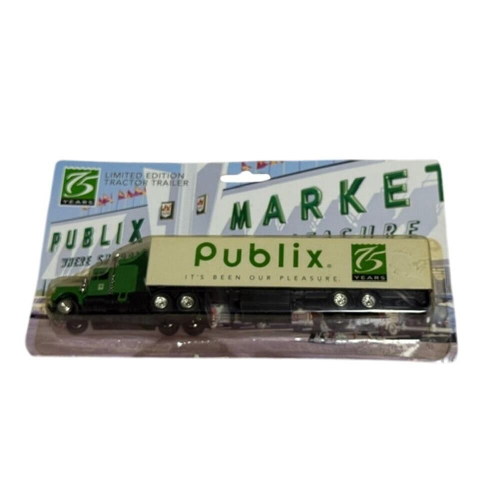 Publix 75 Years Limited Edition Tractor Trailer - Diecast - Sealed w/ Shelf Life